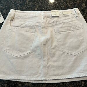 White mini skirt Blanknyc
